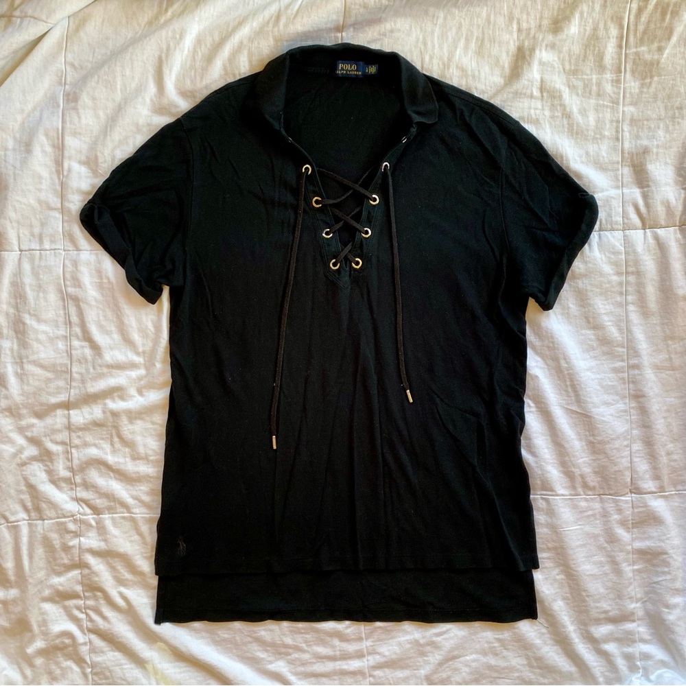 Polo by Ralph Lauren Lace Up Front Shirt
